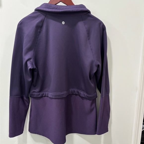 AVIA Purple Active Long Sleeve Sweat Shirt - Women's Size M (8-10) - Picture 2 of 4